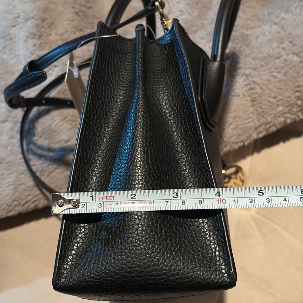 MICHAEL Michael Kors Mercer Messenger Black Leather Bag - Picture 13 of 14